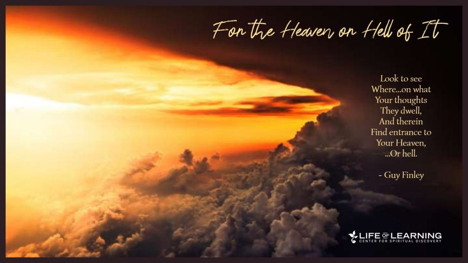 For the Heaven or Hell of It (Blog)