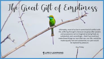 The Great Gift of Emptiness 