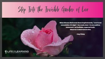 Step Into the Invisible Garden of Love 