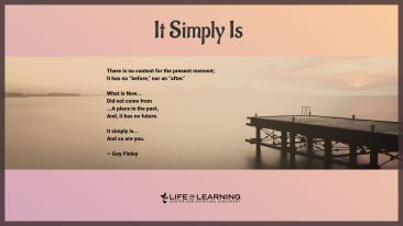 It Simply Is