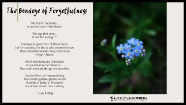 The Bondage of Forgetfulness