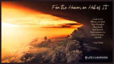 For the Heaven or Hell of It (Blog)