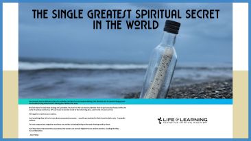 The Single Greatest Spiritual Secret in the World (Blog)