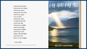 My God My All (Blog)