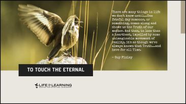 To Touch the Eternal (Blog)
