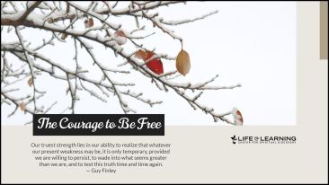 The Courage to Be Free (Blog)