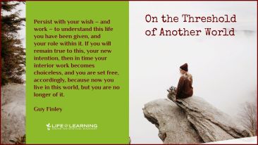 On the Threshold of Another World (Blog)
